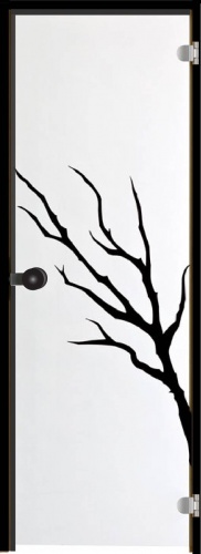 Дверь для сауны SWEDOOR by Jeld-Wen Oksa с черной коробкой, M7x19