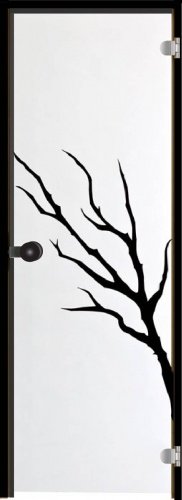 Дверь для сауны SWEDOOR by Jeld-Wen Oksa с черной коробкой, M7x19